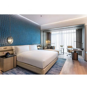 3 Star Hotel Furniture Set Project Modern Design Hotel Room Furniture Custom <b>Low</b> Cost King Queen Single Double Wooden <b>Bed</b> <b>Frame</b> - Product Image 4
