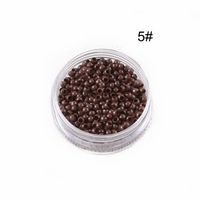 1000pcs 2.5mm 3.0mm 4.0mm NON-Silicone Nano Micro Anneaux Perles de Cuivre pour Extensions de Cheveux