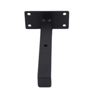 Support mural Triangle plateau fixe étagère bois métal support droit étagère murale <span class=keywords><strong>pour</strong></span> <span class=keywords><strong>micro</strong></span>-ondes matériel accessoires - Product Image 1