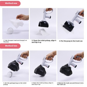 Qua biên giới poop scooper chất thải vật nuôi làm sạch túi Dog poop <span class=keywords><strong>Pick</strong></span> up túi con chó đi Bộ Pet Dog phân làm sạch - Product Image 4