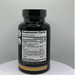 Alpha gpc L theanine bacopa monnieri viên nang nootropic bổ sung não người lớn trẻ em tập trung tập trung Bộ nhớ tập trung - Product Image 4