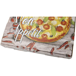 Boîte à pizza en carton ondulé rectangulaire et carrée sur mesure avec logo CMYK pour pizzas surgelées de 6, 7, 8, 10, 14 et 18 pouces - Product Image 6