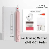 Machine à ongles électrique rechargeable professionnelle, kit de polissage portable, lime à ongles, élimination du gel, peaux mortes, cuticules, USB