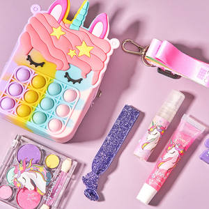 Justgirl-juegos <span class=keywords><strong>de</strong></span> cosméticos <span class=keywords><strong>para</strong></span> niños y niñas <span class=keywords><strong>adolescentes</strong></span>, bolsa <span class=keywords><strong>de</strong></span> maquillaje personalizada, <span class=keywords><strong>kit</strong></span> <span class=keywords><strong>de</strong></span> unicornio, conjuntos <span class=keywords><strong>de</strong></span> maquillaje <span class=keywords><strong>para</strong></span> <span class=keywords><strong>adolescentes</strong></span> - Product Image 2