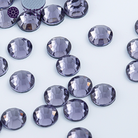 136 Tanzanite YHB Strass thermocollants, choix de nuancier, strass en verre à taille plate, pierres pour bijoux