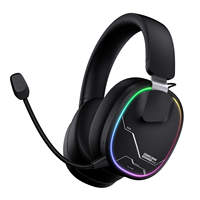 Auriculares Inalámbricos para Juegos ONIKUMA GT836 2.4GHz Tri-Modo, Auriculares Supraaurales con Baja Latencia y Cancelación de Ruido para PS5, PC y Switch