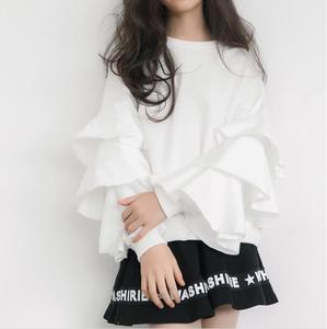 Vêtements pour enfants 2016 Ever Wear Salopettes blanches Chemises vierges style boutique - Product Image 2