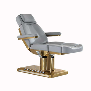Hot Sale Golden Base 3/4 Motors Electric Massage Bed for Massage and Tatoo - Product Image 2