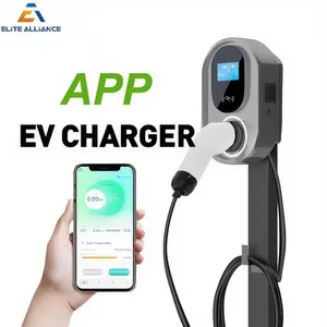 Custom New Energy Wallbox Car Charging Station Smart Ac Electric Vehicles Charger 11kw 22kw Car Ev Charger Type2