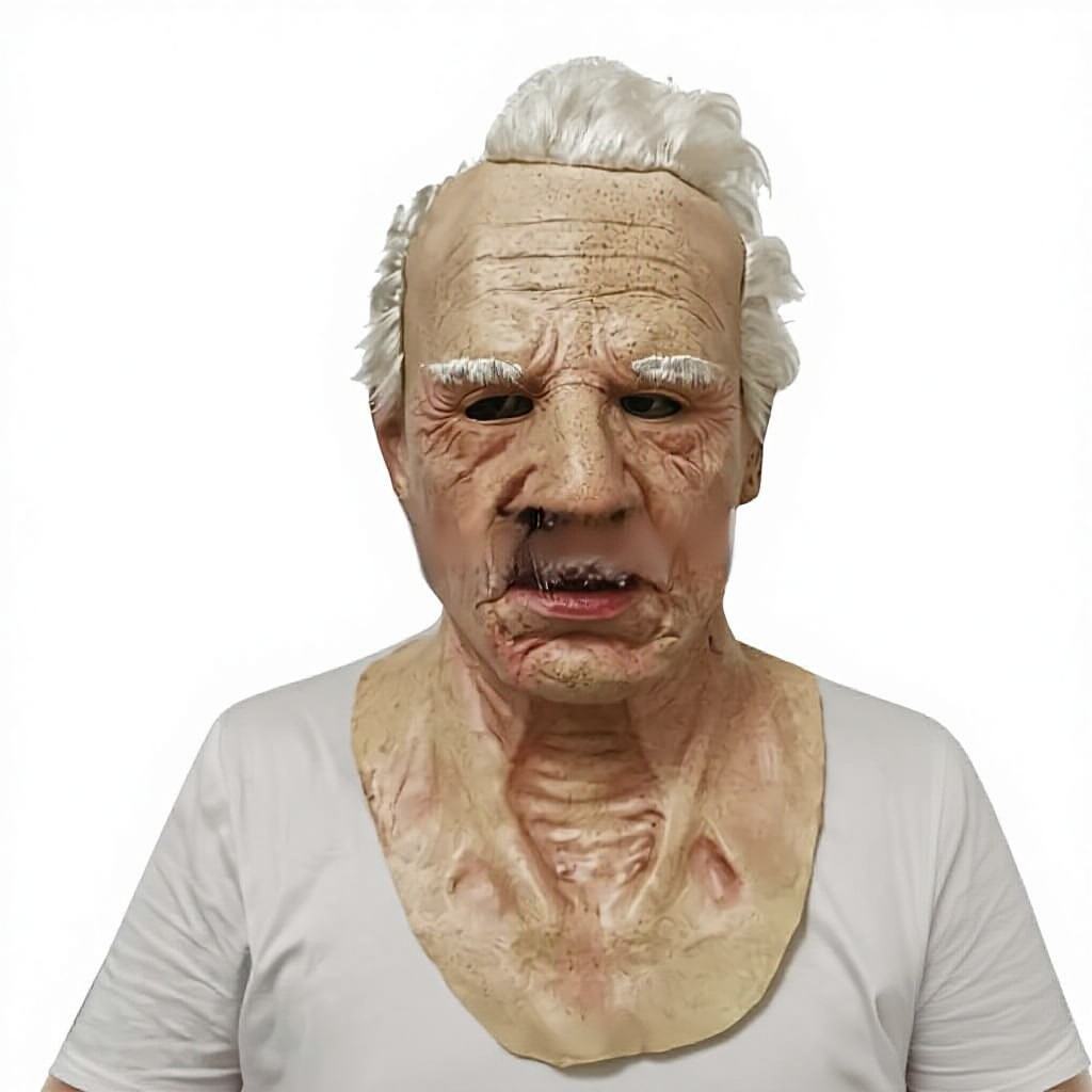 Nouveau vieil homme avec des cheveux