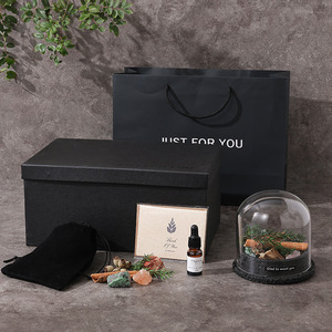 Profumato barattolo <span class=keywords><strong>di</strong></span> candela instancabile aromaterapia con scatola regalo diffusore pietra per il regalo e la decorazione della casa - Product Image 6