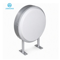 Afficheur publicitaire LED rotatif double face personnalisé sans MOQ, panneau lumineux rond pour publicité extérieure, enseigne lumineuse pour magasin, restaurant