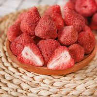 Paket stroberi kering beku Harga Strawberry kering rasa manis Tiongkok kualitas tinggi