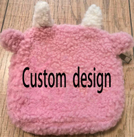 Dompet Koin Mini Lucu Kustom Desain OEM Kantong Beludru Lembut untuk Promosi Tas Dompet Lipstik Kosmetik Kartun Portabel