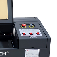Machine de gravure laser CO2 de bureau 3020, découpeuse et graveuse de table avec refroidissement par eau pour bois, acrylique, cuir, plastique