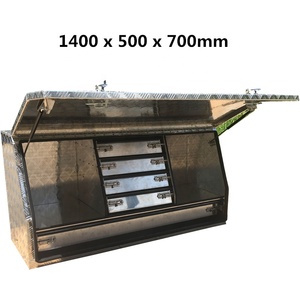 <span class=keywords><strong>Caja</strong></span> de Herramientas de apertura delantera de <span class=keywords><strong>aluminio</strong></span>, 1450x530x820mm, Ute, 2,5mm, camión - Product Image 4