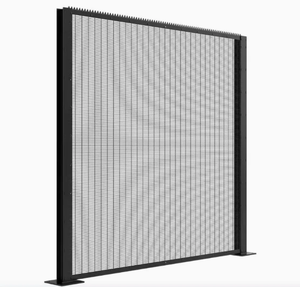 Clôture de jardin anti-escalade, clôture de sécurité, <span class=keywords><strong>palissade</strong></span> Hebei 358, panneau Clear Vu carré, acier galvanisé, hauteur 8 pieds, marque Muyuan - Product Image 5