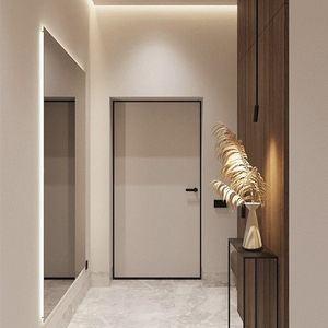 Porta in Alluminio e Legno OUNA: Dove la Precisione Artigianale Incontra il Design, Giunture Invisibili e Finitura Impeccabile - Product Image 1