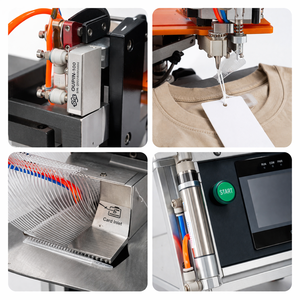 Máquina automática de etiquetas colgantes con alfileres de bucle, ecológica, color plateado, modelo Bos-168, para prendas de vestir, juguetes y ropa. - Product Image 2
