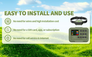 야외 안티 분실 애완 동물 IPX7 방수 캠핑 무선 전기 개 울타리 충격 훈련 칼라 개 봉쇄 시스템 - Product Image 6