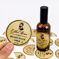 Venta al por mayor logotipo personalizado impresión holográfica hoja de oro pegatina impermeable vinilo rollo etiqueta embalaje gracias pegatina