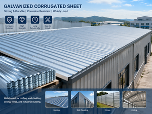 Lamiera Ondulata in Acciaio Zincato per Coperture e Costruzioni - Product Image 5