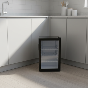 Réfrigérateur portable NUELEAD NE-70C à fonctionnement silencieux, 70L, plaque en acier coloré, économe en énergie, avec étagères - Product Image 1