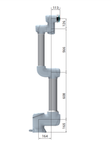 Robot Colaborativo Certificado GCR10-1300, 6 Grados de Libertad, PLC y Motor, IP54/IP65, Seguro para la Colaboración Humano-Robot, Brazo Robótico