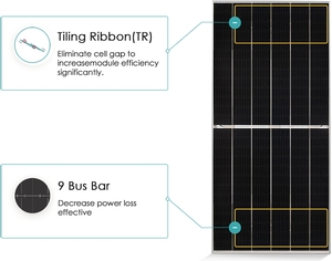 <span class=keywords><strong>Jinko</strong></span> โมโนเสือหน้า<span class=keywords><strong>375W</strong></span> 380W 385W 390W 395W 9BB โมดูลแผงโซลาร์เซลล์สำหรับโครงการพลังงานแสงอาทิตย์ - Product Image 3