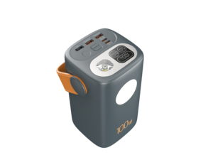 แบตสำรองความจุสูง 60000mAh รองรับ PD100W ชาร์จเร็ว 30W สำหรับแล็ปท็อป พร้อมไฟ LED SOS สำหรับตั้งแคมป์กลางแจ้ง แบตสำรองแบบโซลิดสเตท - Product Image 1
