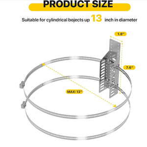 Wärme ausdehnung stank halter mit 2 Erdbeben bändern Ausgleichs behälter halterung - Product Image 3