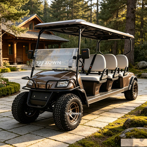 รถกอล์ฟไฟฟ้า ZOWN 4x4 สำหรับผู้ใหญ่ ขายดี  ใช้ได้บนถนนสาธารณะ ปรับแต่งสีได้ 7-8 ที่นั่ง ความเร็ว 30-50 กม./ชม. ได้รับการรับรองมาตรฐาน CE - Product Image 1