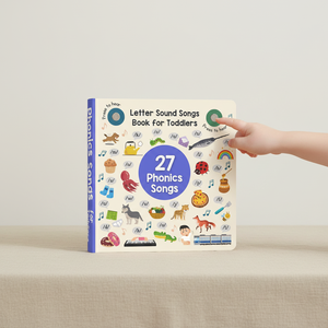 <span class=keywords><strong>Libro</strong></span> de Sonidos Fonéticos Personalizado, 27 Canciones de Sonidos de Letras, Presiona para Escuchar, <span class=keywords><strong>Libro</strong></span> Interactivo de Aprendizaje del Alfabeto, Cartón, OEM - Product Image 1