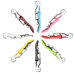Chất Lượng Cao 58G Rượu Vang Corkscrew Đa Chức Năng Thép Không Gỉ Rượu Vang Mở Chai Với Biểu Tượng Tùy Chỉnh - Product Image 1