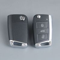Coque de clé de voiture télécommandée sans clé de haute qualité en promotion pour VAG MQB, compatible avec les clés universelles VVDI Keydiy