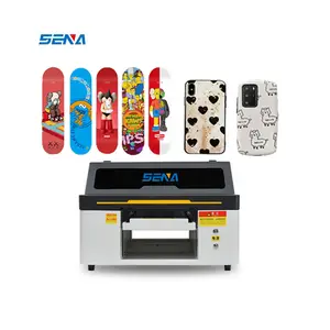 Mini UV Inkjet Flatbed Printer Portable LED Multifunction 3D Printing Machine For PVC Acrylic Glass Material Small Businesses