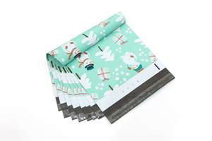 Impresión personalizada Poly Mailers Sobres de envío impermeables Bolsas de embalaje blancas para envío Mailing - Product Image 5