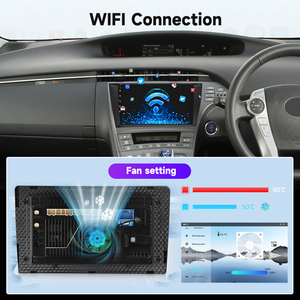Autoradio Podofo Qualcomm 8 cœurs 9'' <span class=keywords><strong>4</strong></span>+64G pour Toyota <span class=keywords><strong>PRIUS</strong></span> (conduite à droite) 2010-2015 CarPlay/Android Auto sans fil WiFi 4G OEM - Product Image 3