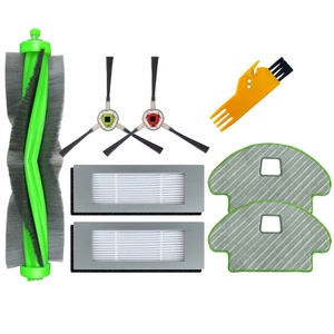 Brosse principale Brosse latérale Filtre Hepa Chiffon de vadrouille Fit for i Robots Roombas <span class=keywords><strong>Combo</strong></span> 113 R113840 <span class=keywords><strong>Robot</strong></span> Aspirateur Accessoires Part - Product Image 1