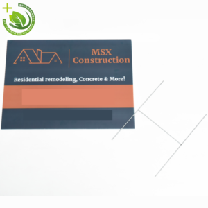 Panneaux publicitaires temporaires en polypropylène (PP) pour extérieur, résistants aux UV et imperméables, pour affichage routier, signalisation de chantier et signalisation de jardin. - Product Image 1