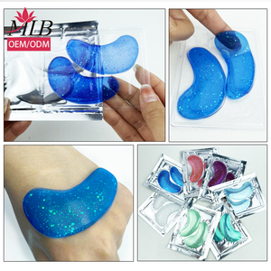 Nouveautés Masque hydratant pour les yeux Crystal Collagen Patches sous les yeux Paillettes Or 24k Coussinets sous les yeux avec étoiles - Product Image 4
