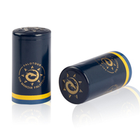Capsules thermorétractables en PVC noir de qualité alimentaire, antidérapantes, pour bouteilles de vin, capsules pour l'emballage des spiritueux, traitement en usine