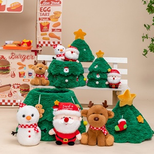 Christmas Tree Plush Pillow <b>Toy</b> Ornaments New Year Holiday Gift <b>Soft</b> Plush Santa Claus Elk <b>Stuffed</b> Animals <b>Toys</b> - Product Image 5