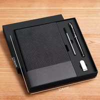 Vente en gros d'usine Boîtes avec logo personnalisé pour hommes et femmes Pilote de flash pour stylo et ordinateur portable Coffret cadeau d'entreprise promotionnel avec logo