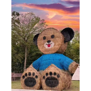 Esculturas de animales realistas de hierba para jardín, espantapájaros, decoraciones pastorales, artefactos para parques, artefactos de paisajismo vegetal - Product Image 5