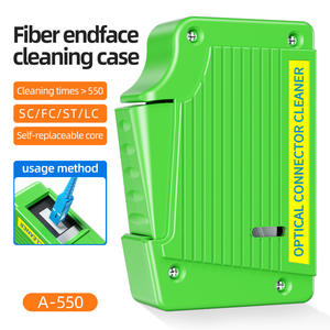 Kit de Herramientas de Limpieza de Fibra Óptica con Lápiz Limpiador de Fibra, Caja de Limpieza de Fibra, Conectores SC/ST/FC/LC para FTTH - Product Image 6