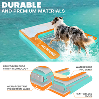 Rampe de quai gonflable pour chien