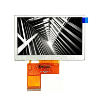 Module d'écran LCD TFT IPS 4,3 pouces haute luminosité 750 Nits 800x480 pour contrôle industriel OEM