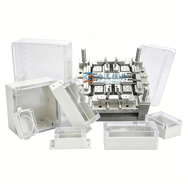 Customized Injection Mould Indoor and Outdoor Security Camera Power Supply Box Mould Plastic Electrical Box Mould