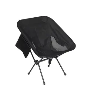 Chaise de camping légère pliable en forme de lune avec sac isotherme pliable pour l'extérieur, nouveau design